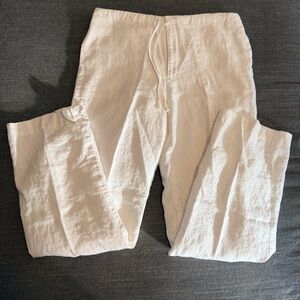 Gap Women’s 100% White Linen Pants